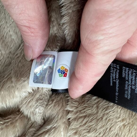 The North Face Women's Novelty Osito Jacket Dow Skin Brown Basketweave Small - Picture 6 of 7